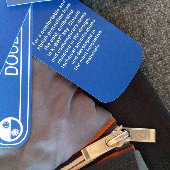 NWT K-Way Lily Warm Double Reversible Girl's Jacket - Picture 12 of 16